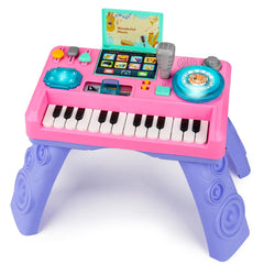 Basytodio Baby DJ Table pink-lights for engaging playtime and color visuals