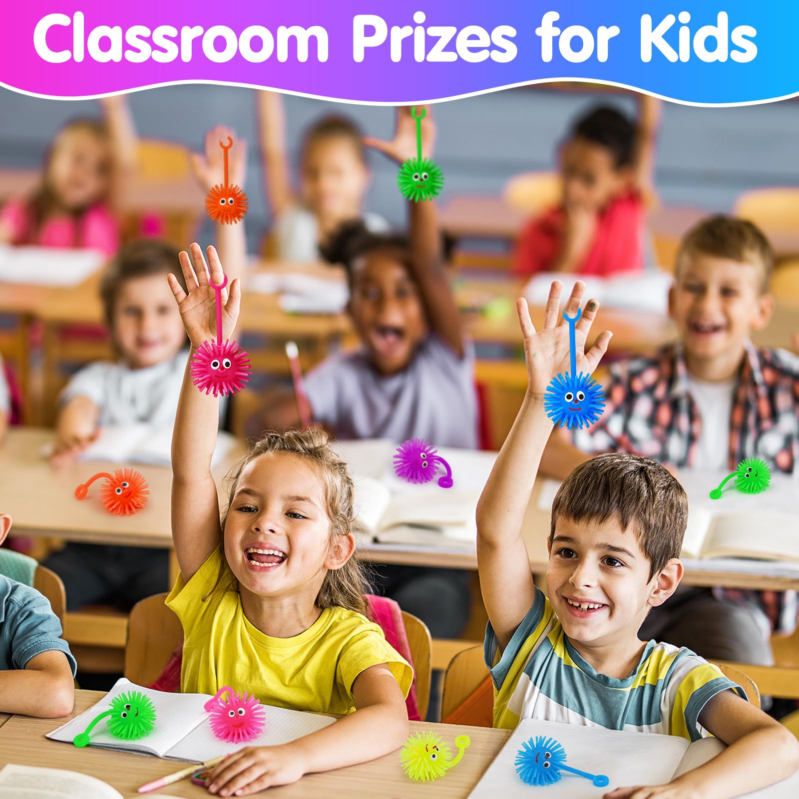Basytodio classroom prizes and piñata fillers attract attention and reward participation.