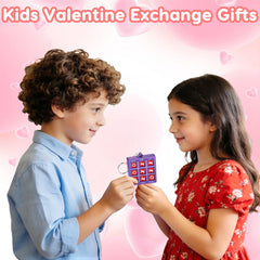 Basytodio colorful tic tac toe keychains for kids and goody bags