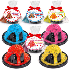 Basytodio erupting volcano kit card display for classroom science cards.