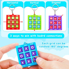 Basytodio tic tac toe board mini-play: portable classroom game to boost logic.