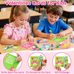 Basytodio valentines pens 4-color ink set for colorful writing
