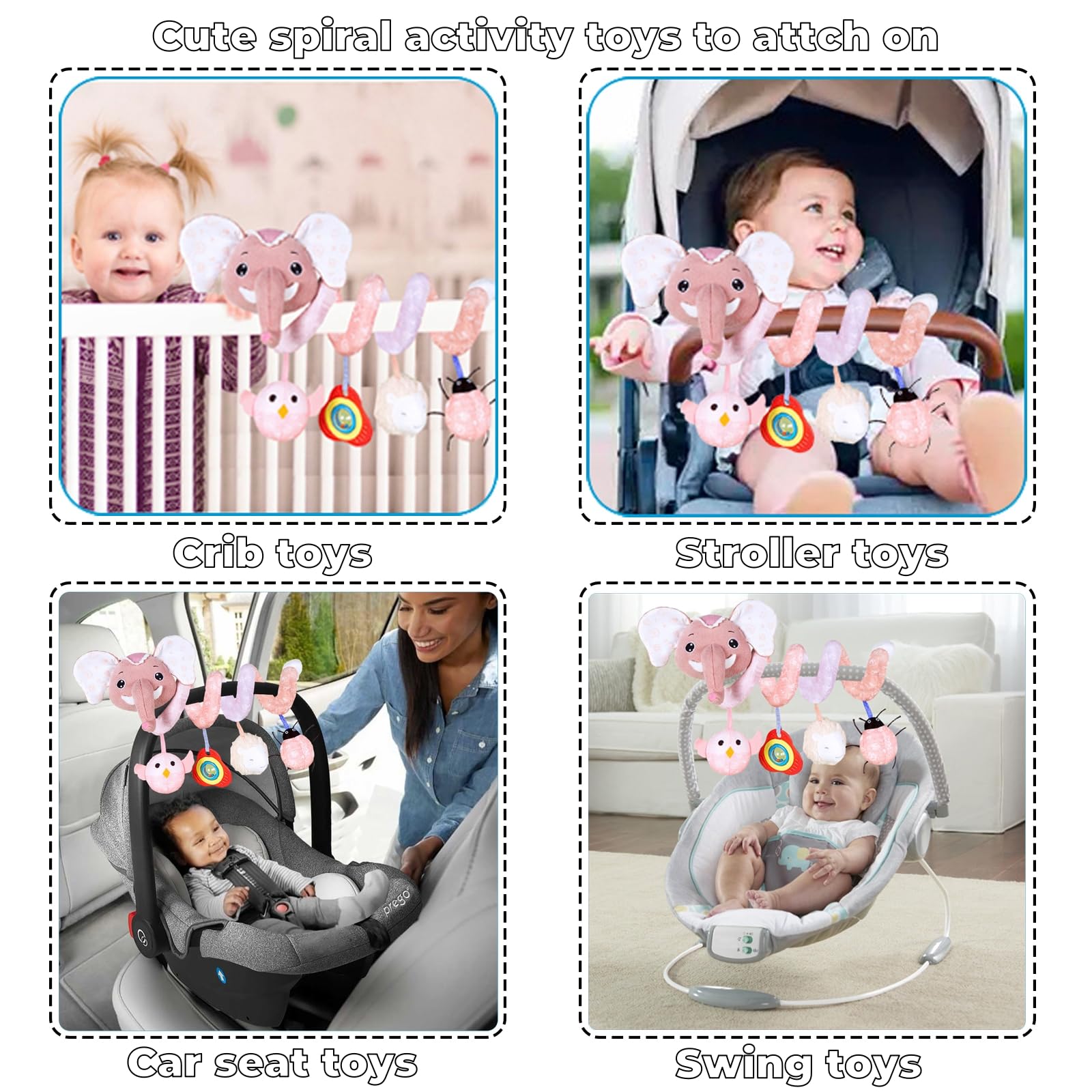 BATOHO distorting mirror ladybug invites baby to explore reflections safely