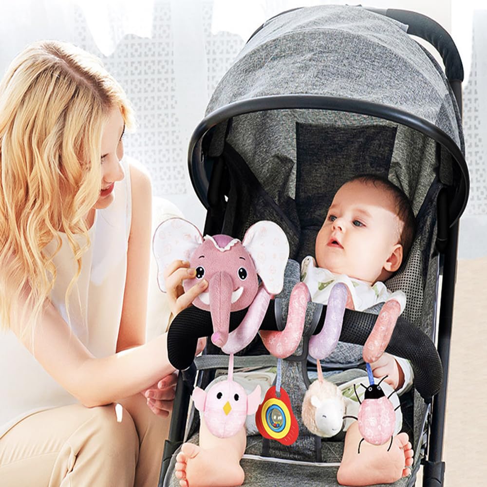 BATOHO soft plush toy offers cozy comfort and visual stimulation on car rides