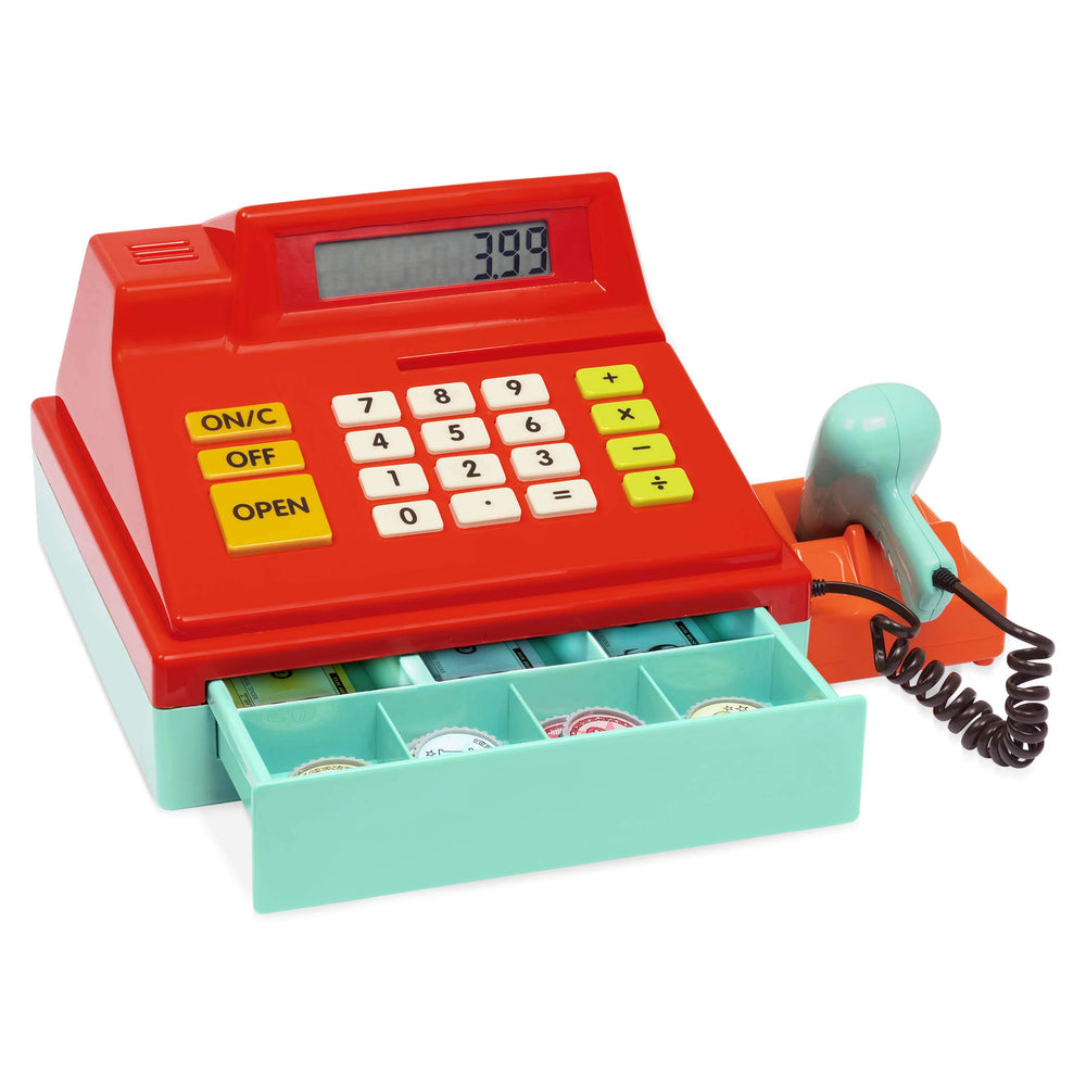 Battat cash register imaginative store setup for creative pretend shopping.