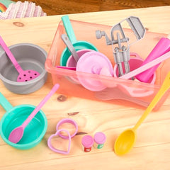 Battat Dinner for Eight cookie cutters shape pretend treats