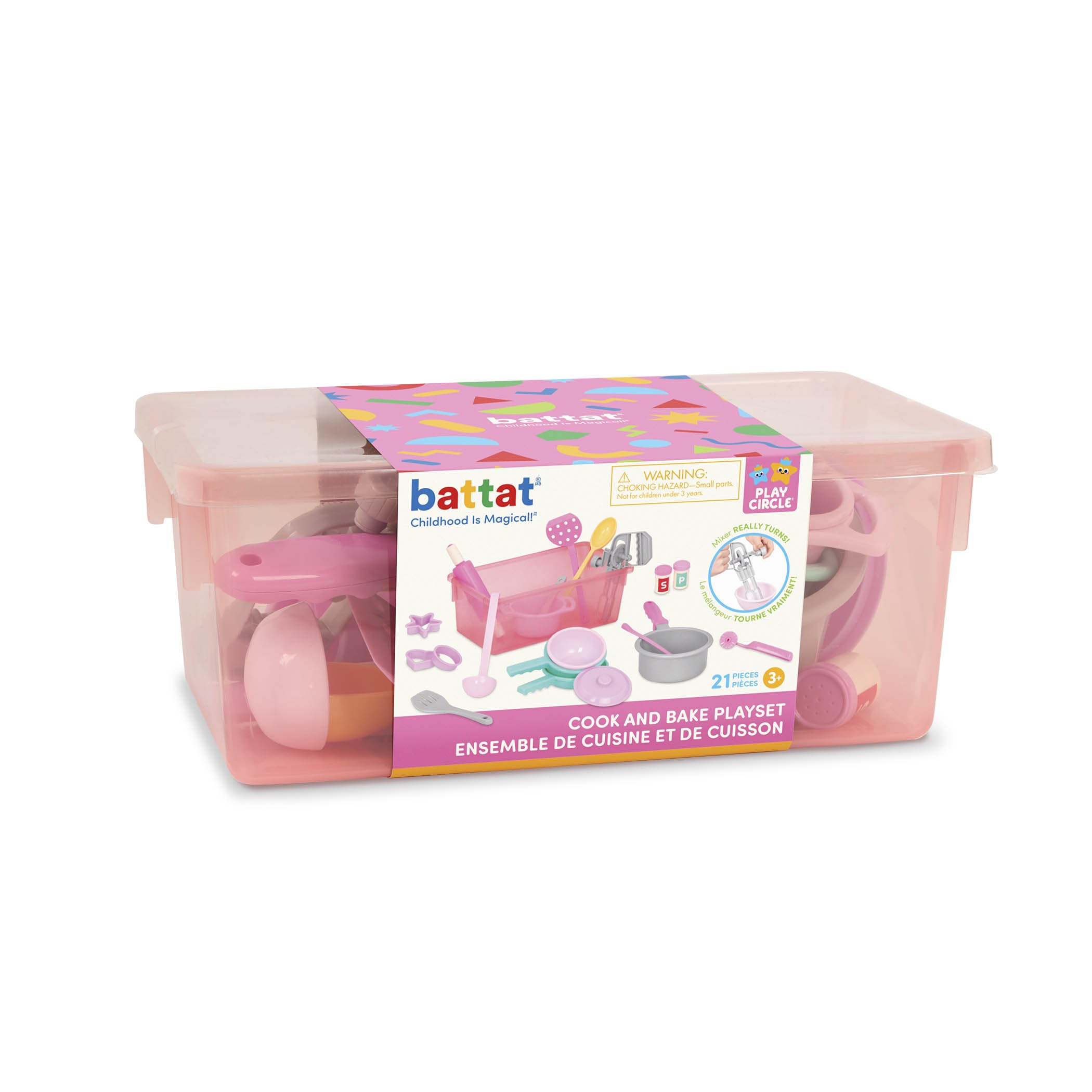 Battat Dinner for Eight storage bin keeps accessories organized