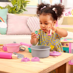 Battat Play Circle Dinner for Eight rolling pin for tactile baking play