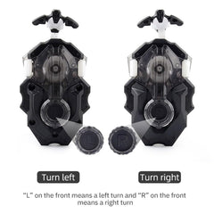Battbeyle B-184 right spin launcher ready for dynamic duels