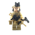Battle Brick CCT figure with helmet and vest for authentic display and play.