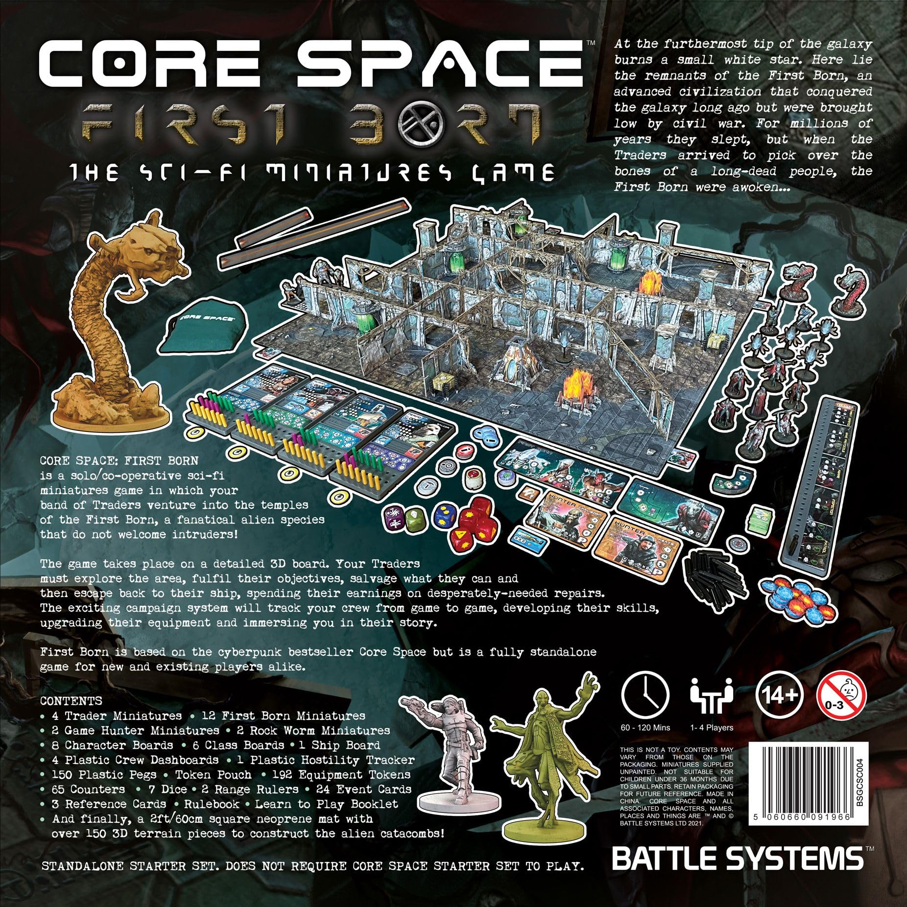 Core Space First Born modular board enabling immersive 3D layouts.