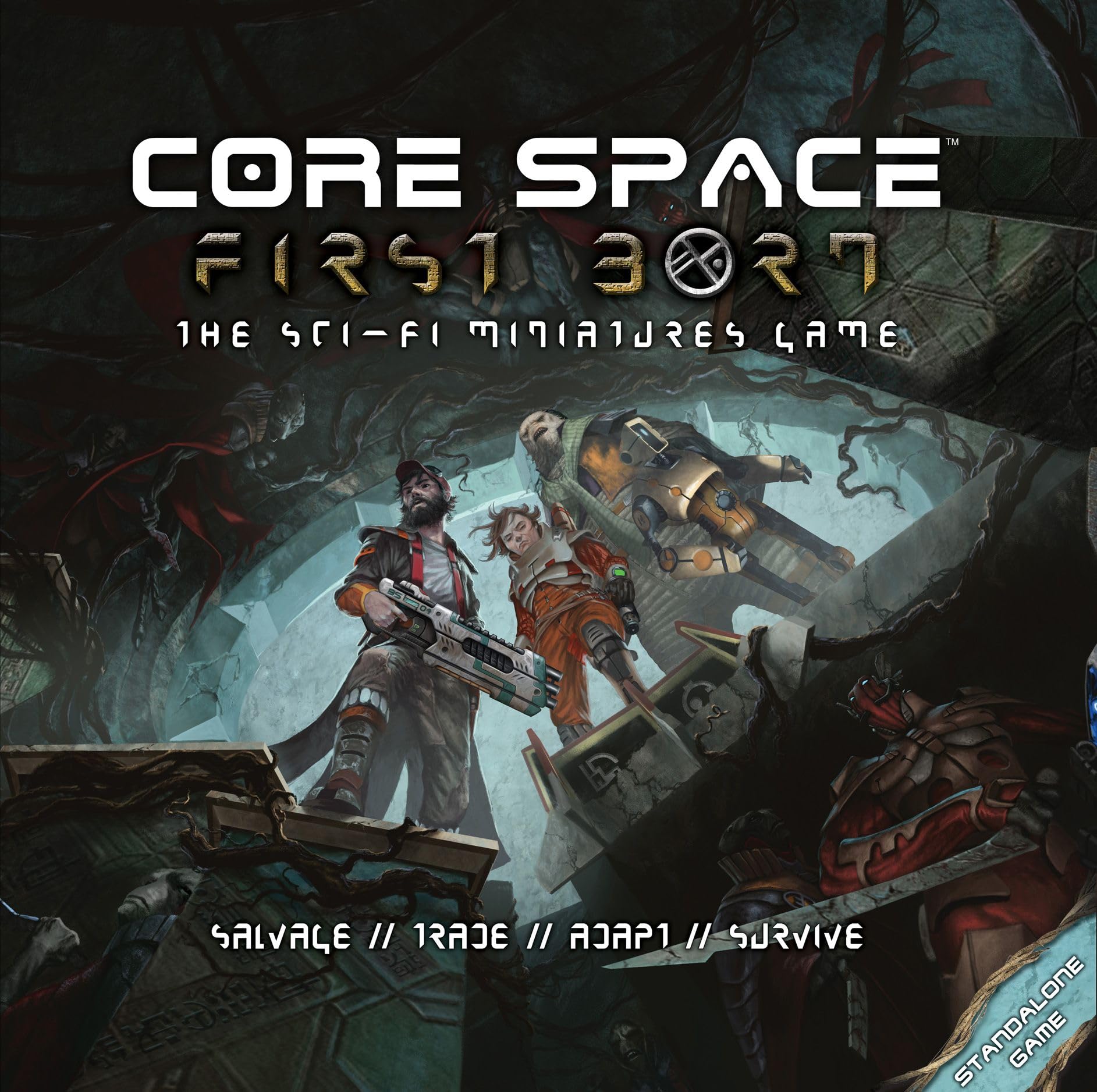 Core Space First Born rock worms add alien threats to battles.