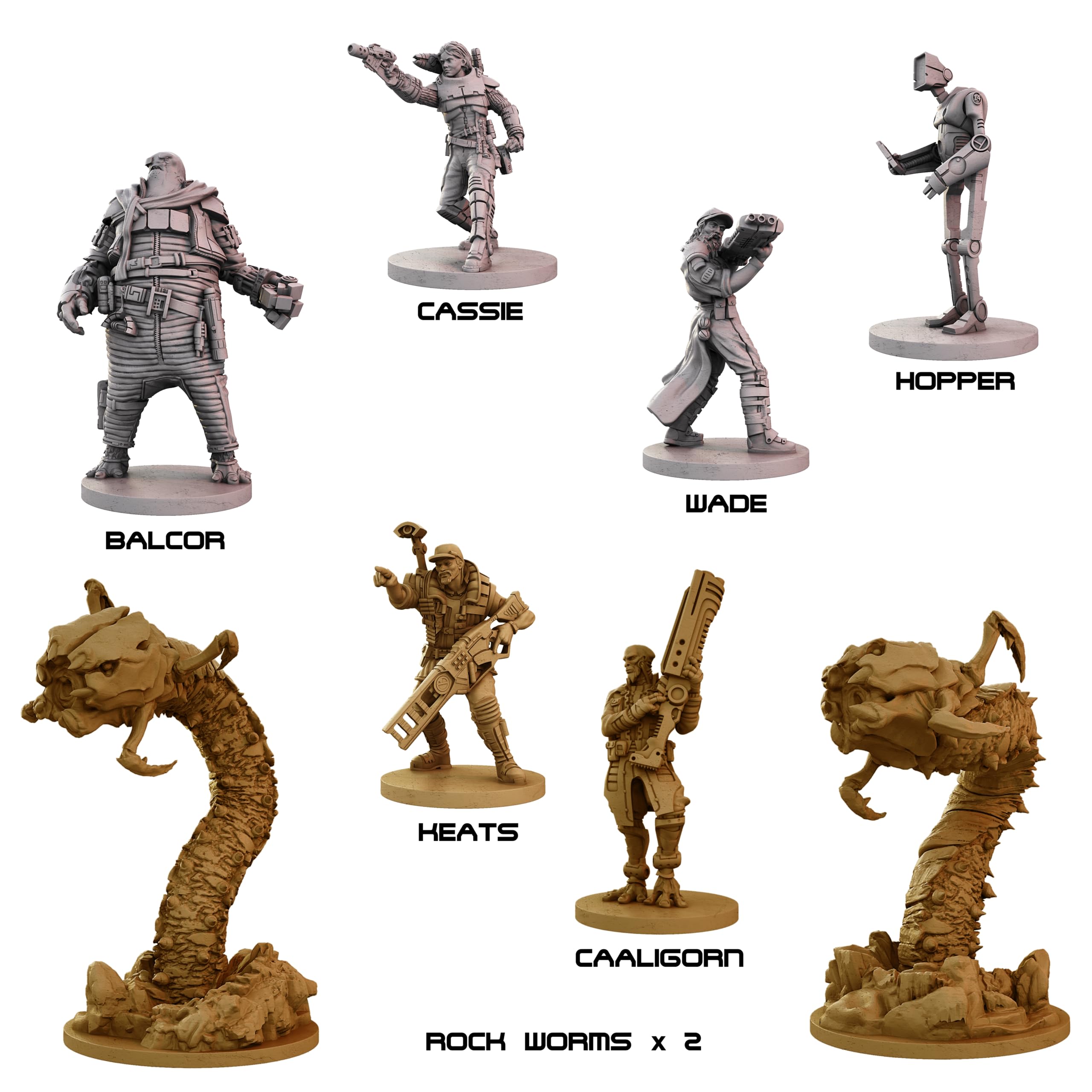 Core Space First Born traders miniatures for flexible scenarios in gameplay.