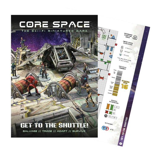 Battle Systems Core Space Get to the Shuttle miniature shuttle model adds mobility options on board.