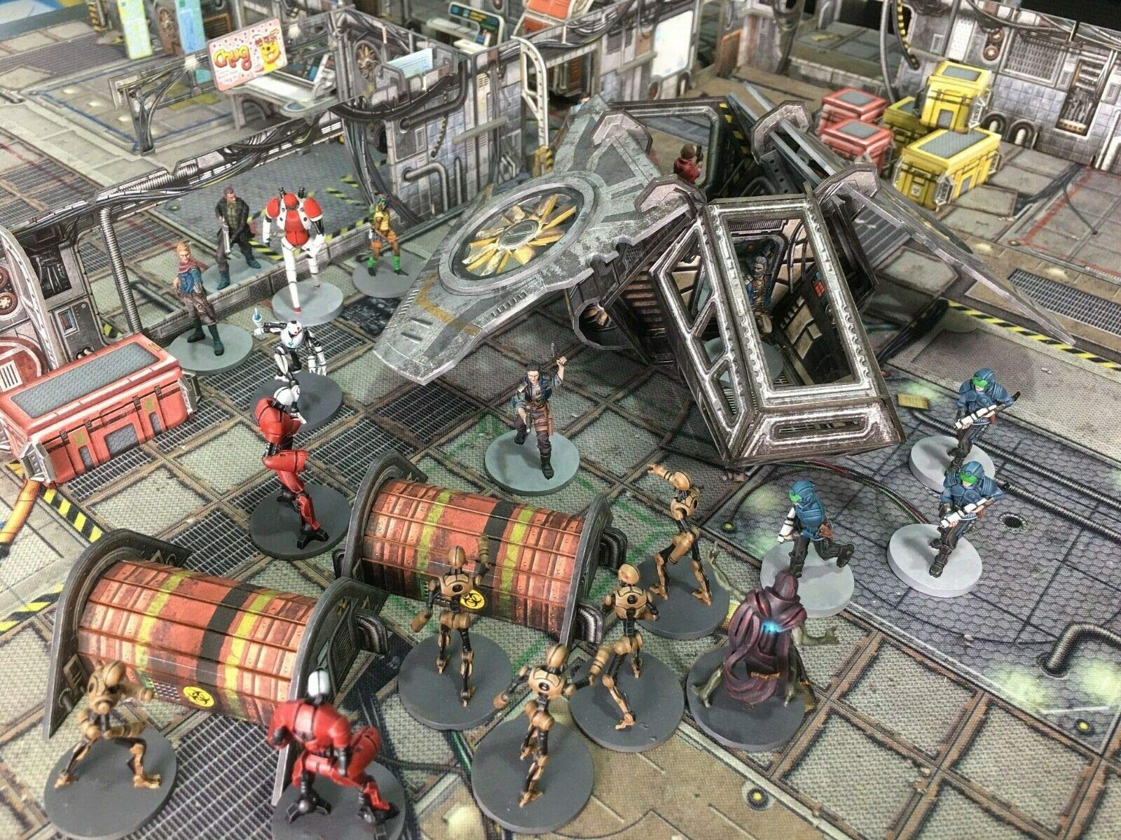 Battle Systems Core Space Get to the Shuttle terrain pieces create diverse embarkation routes.