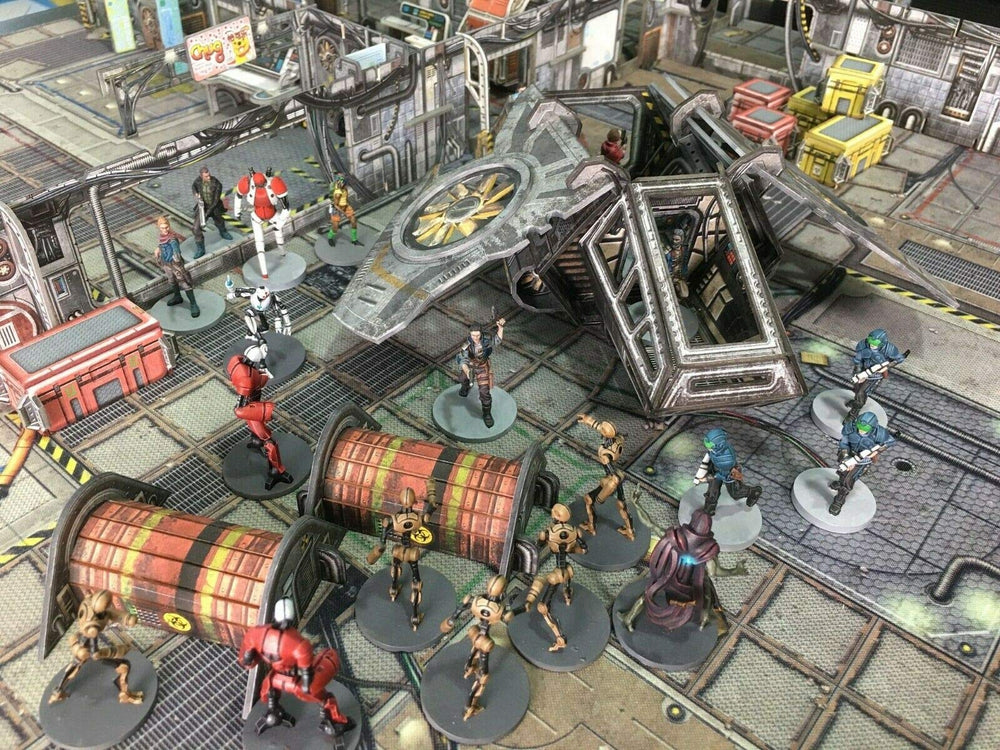 Battle Systems Core Space Get to the Shuttle terrain pieces create diverse embarkation routes.