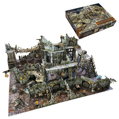 Battle Systems Dungeon Terrain Core Set front view for immersive dungeon scenery.