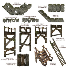 Battle Systems Dungeon Terrain Core Set detailed textures for rich tabletop battles.