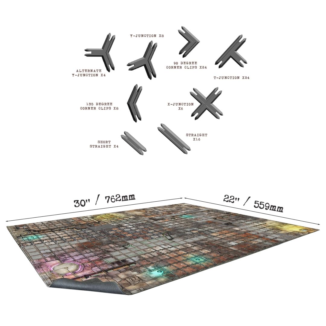 Battle Systems neoprene mat keeps terrain steady during intense skirmishes.