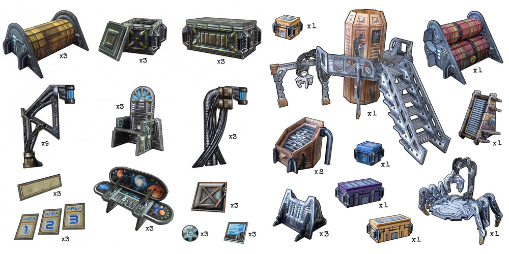 Battle Systems plaza ruins offer focal points for encounters and terrain advantage.