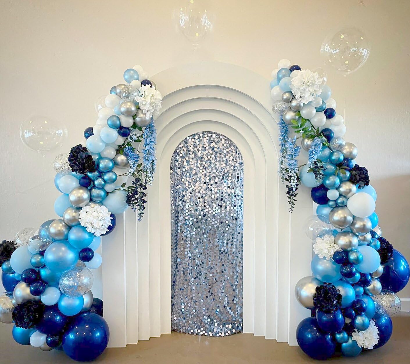 BAUANOOY balloon arch garland kit with glue dots for quick setup