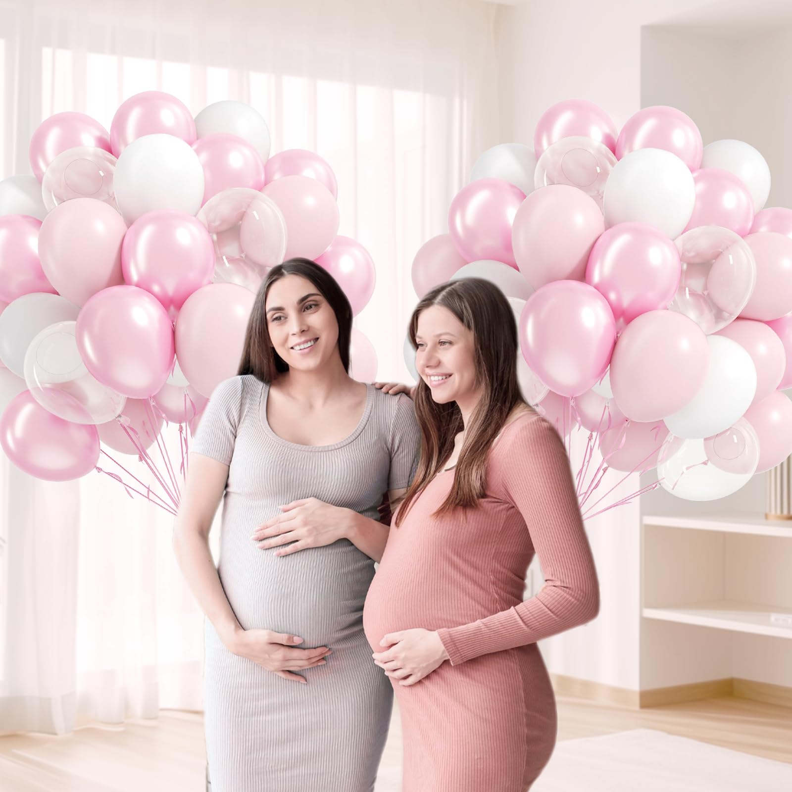 BAUANOOOY bridal shower decor balloons offer quick, customizable party accents
