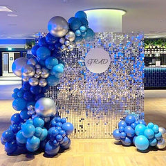 BAUANOOY pearl blue balloons to add shimmering depth