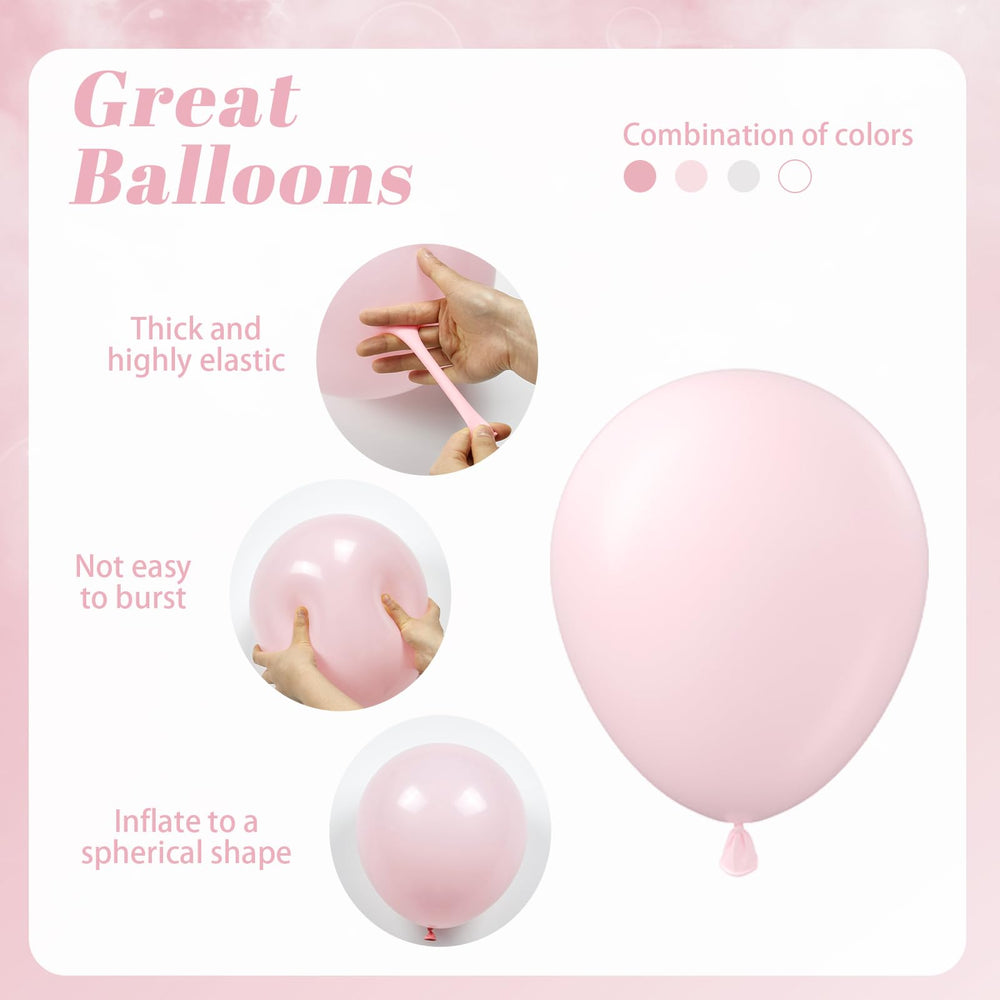 BAUANOOOY white balloons for versatile, elegant decor foundations