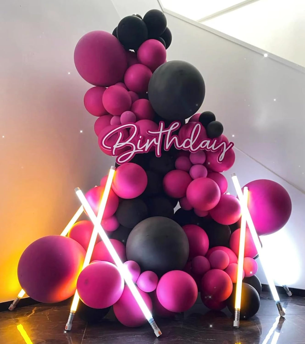 BAUANOOY balloon garland arch kit for dramatic party backdrops