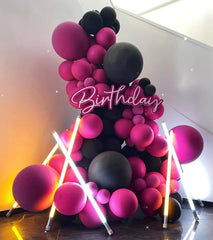 BAUANOOY balloon garland arch kit for dramatic party backdrops