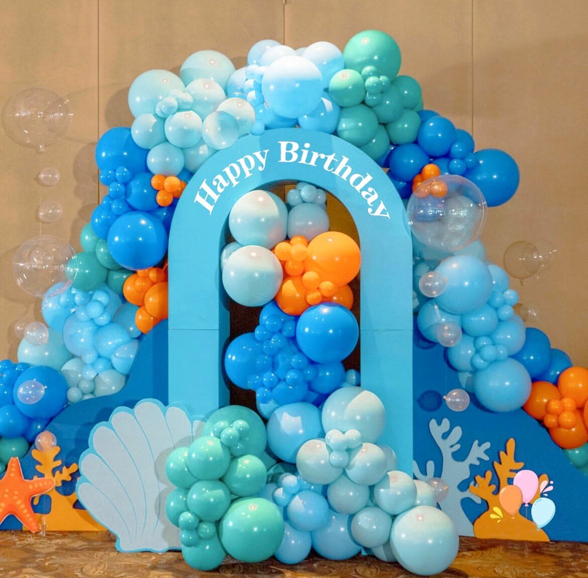 BAUANOOY Clear balloons offer versatile arch and centerpiece options.