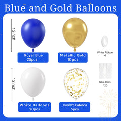 BAUANOOY gold metallic balloon for festive party accents