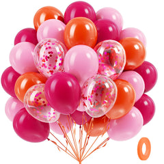 BAUANOOY hot pink balloons 12in for vibrant party decoration and photo-ready moments