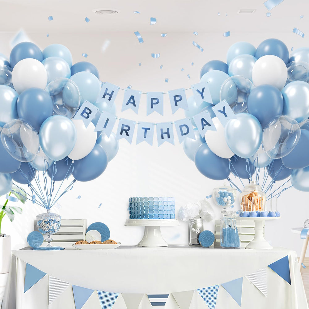 BAUANOOY light-blue ribbon for quick tie-and-attach decor accents
