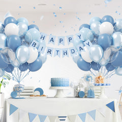 BAUANOOY light-blue ribbon for quick tie-and-attach decor accents