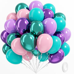BAUANOOY mermaid balloons in mixed colors brighten party decor
