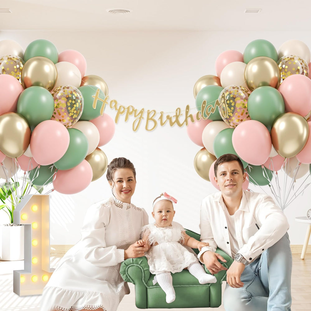 BAUANOOY metallic gold 10inch balloons add shiny accents to bouquets
