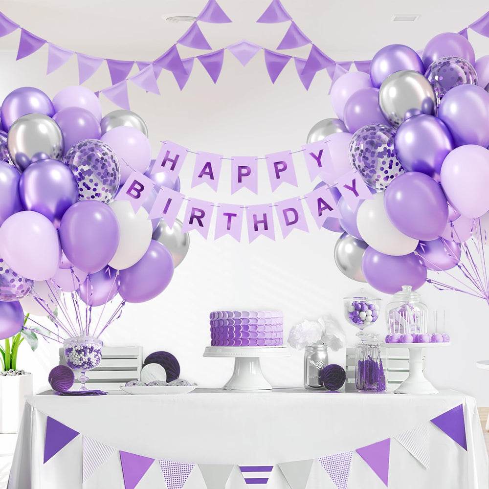 BAUANOOY metallic silver balloons add chic shimmer to decor.