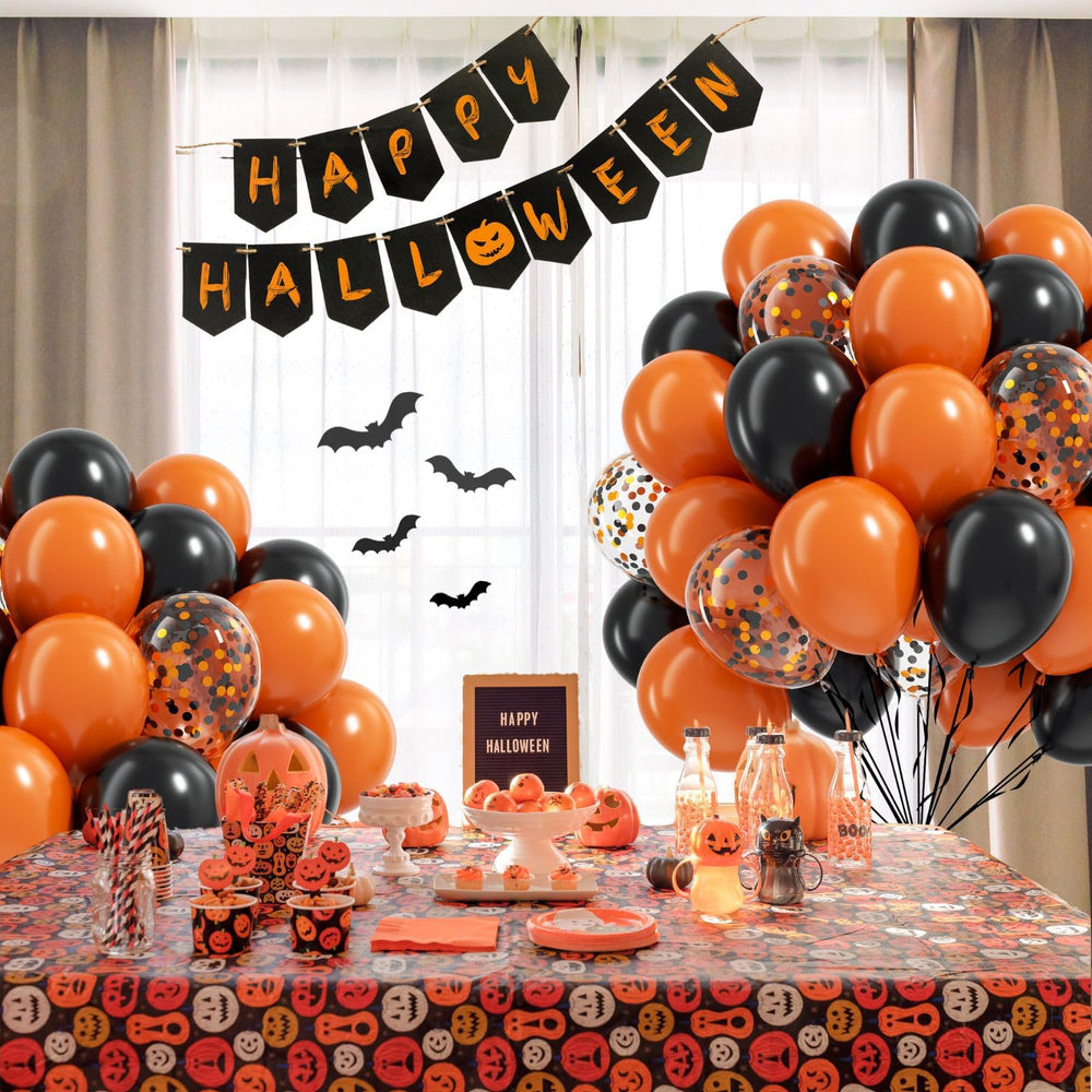 bauanooy party backdrop decor, enhances Halloween displays