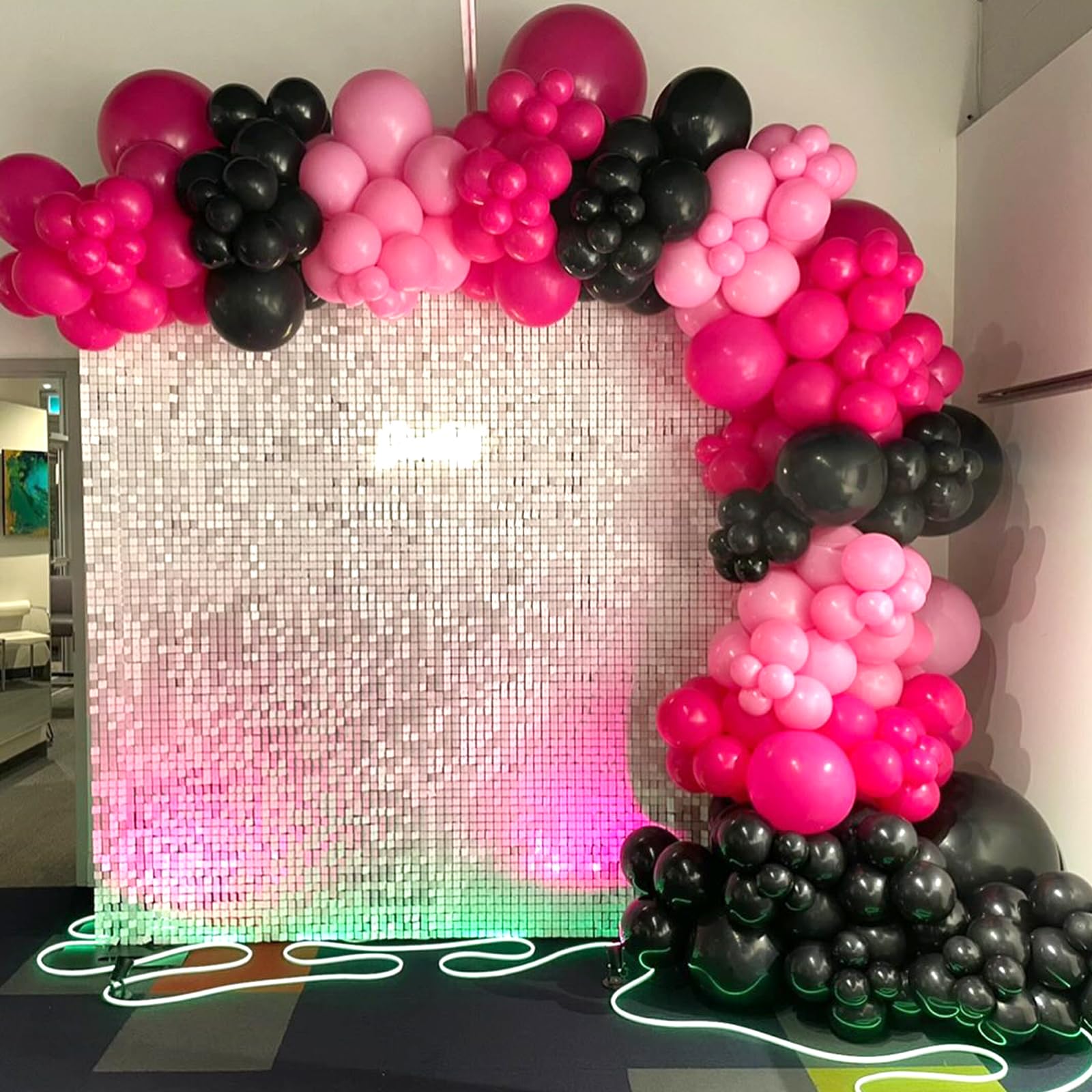 BAUANOOY pink decoration kit ready for quick party styling