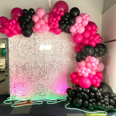 BAUANOOY pink decoration kit ready for quick party styling