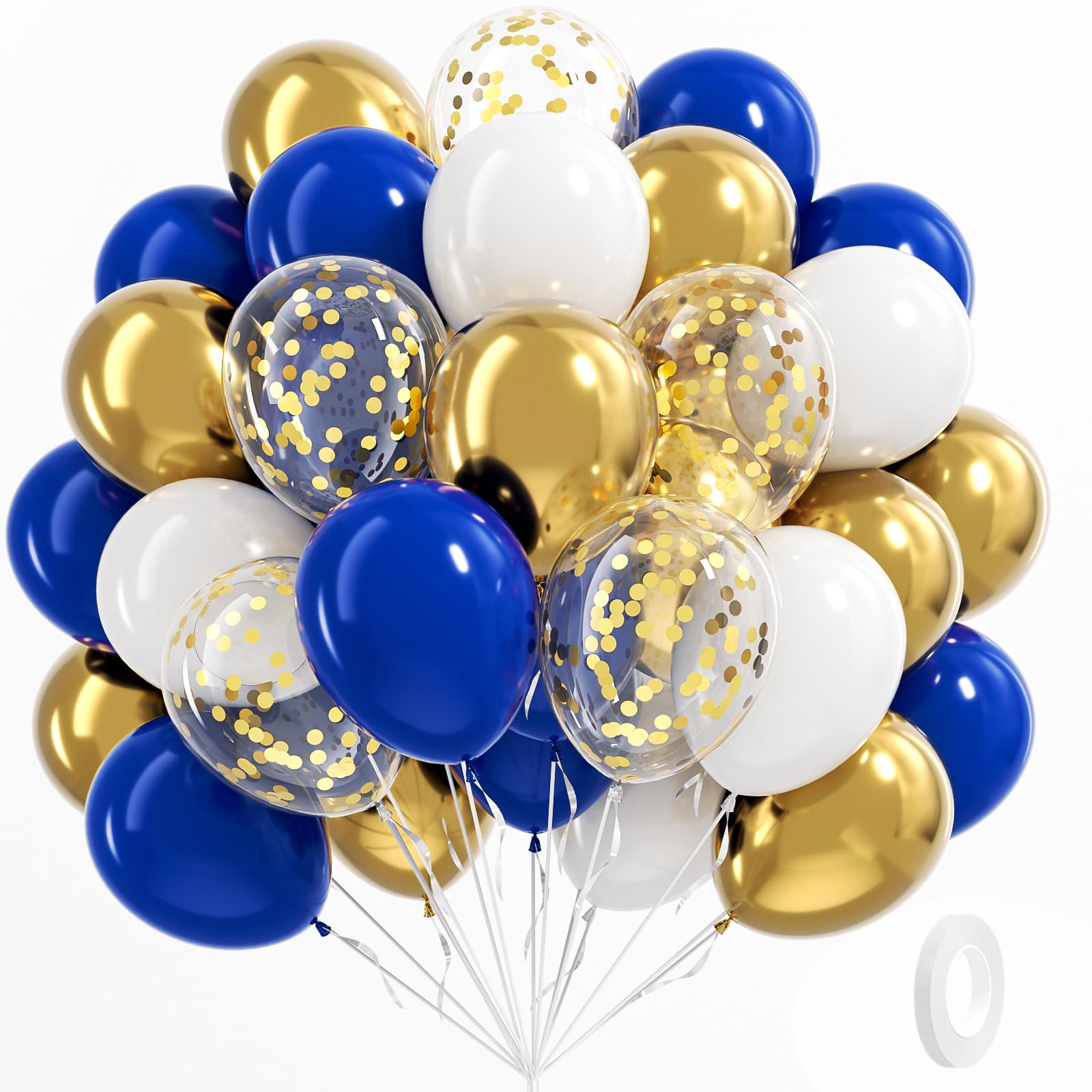 BAUANOOY royal blue balloon set for elegant weddings and celebrations
