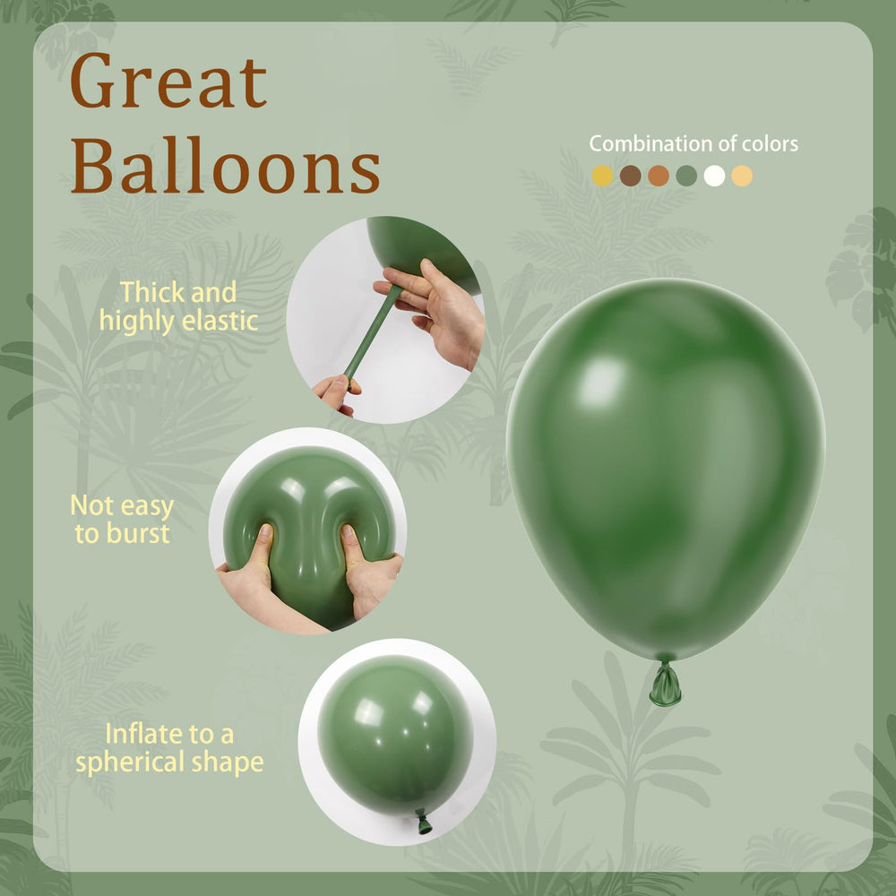 BAUANOOOY nude balloons for warm neutrals in natural themes