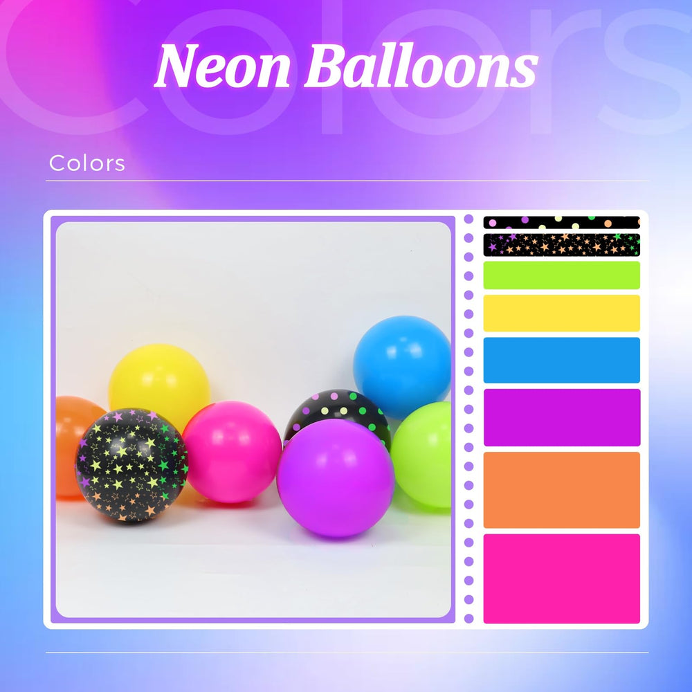 BAUANOOY Neno Balloons purple 12in adds deep color contrast