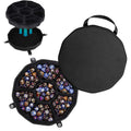 Baval DND dice storage case with closed lid protecting dice during travel