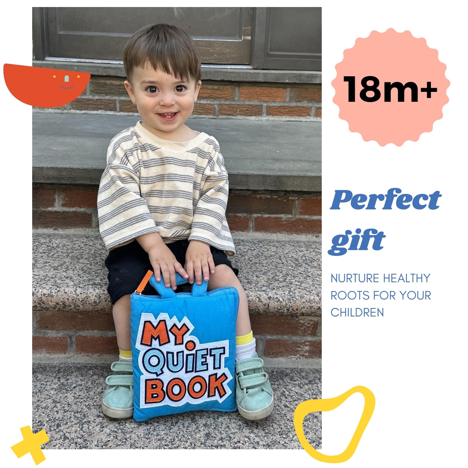 BAVY My Quiet Book tethered pieces stay together for mess-free exploration