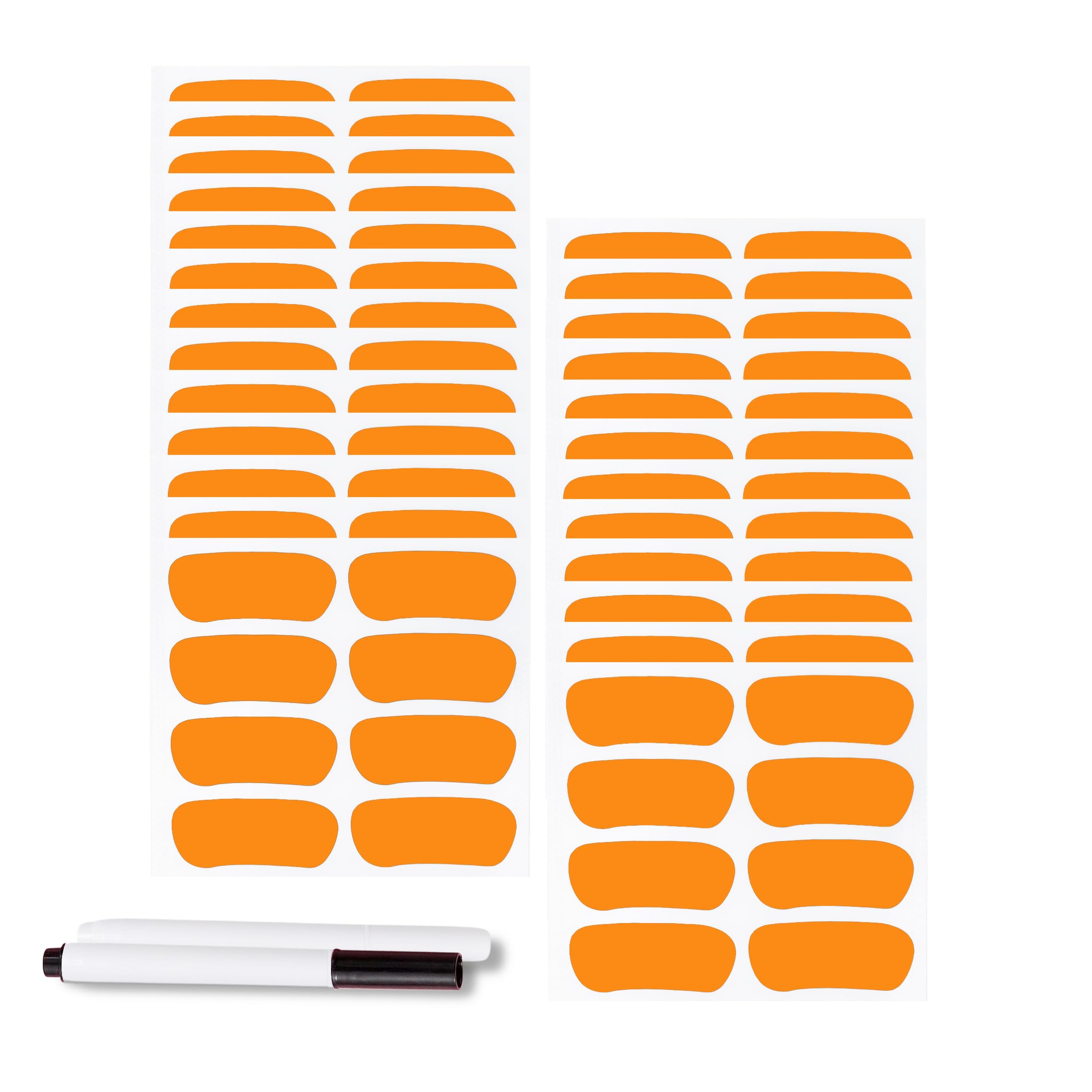 Bawusou eye black stickers for the face with glare reduction during games.