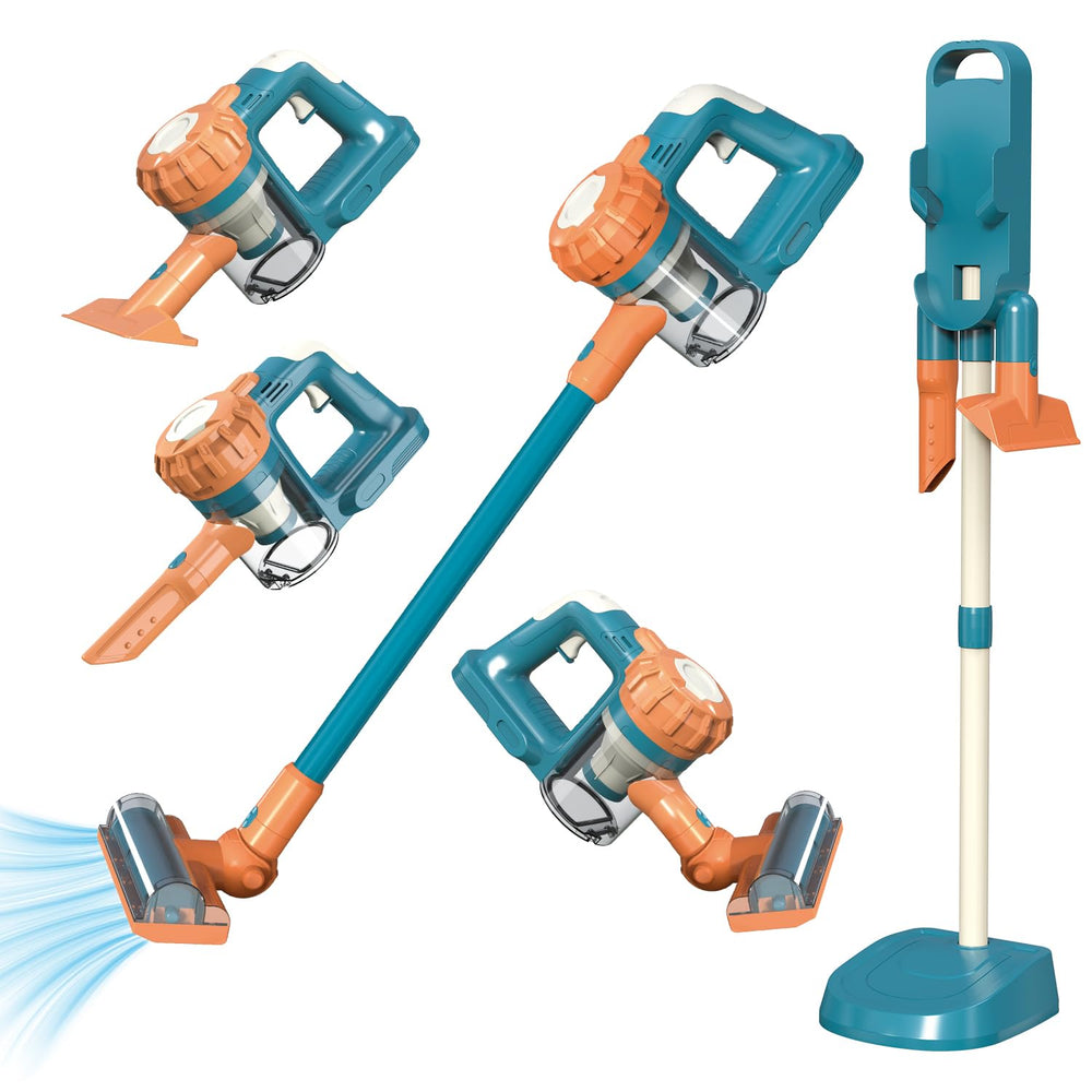 BAYMI 3-in-1 Kids Vacuum Real Suction engages toddlers in pretend cleaning.