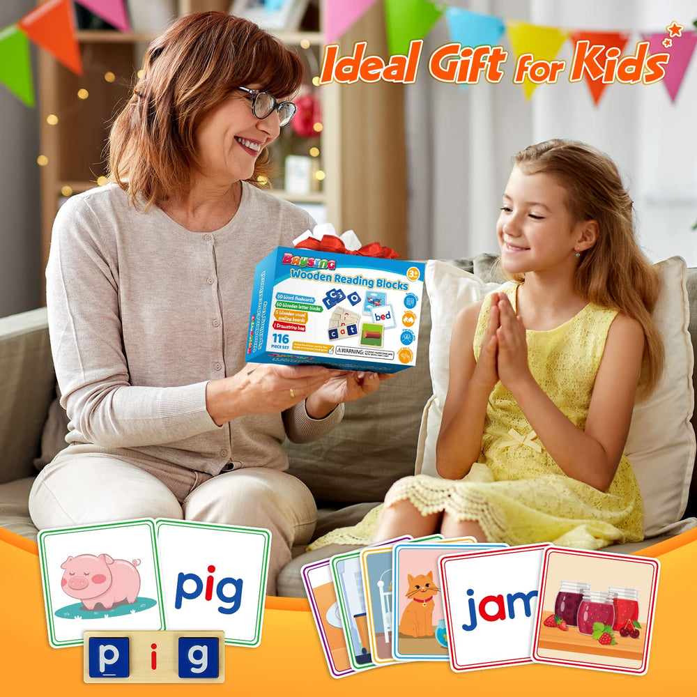 BAYSING educational gift for preschoolers promoting screen-free learning.