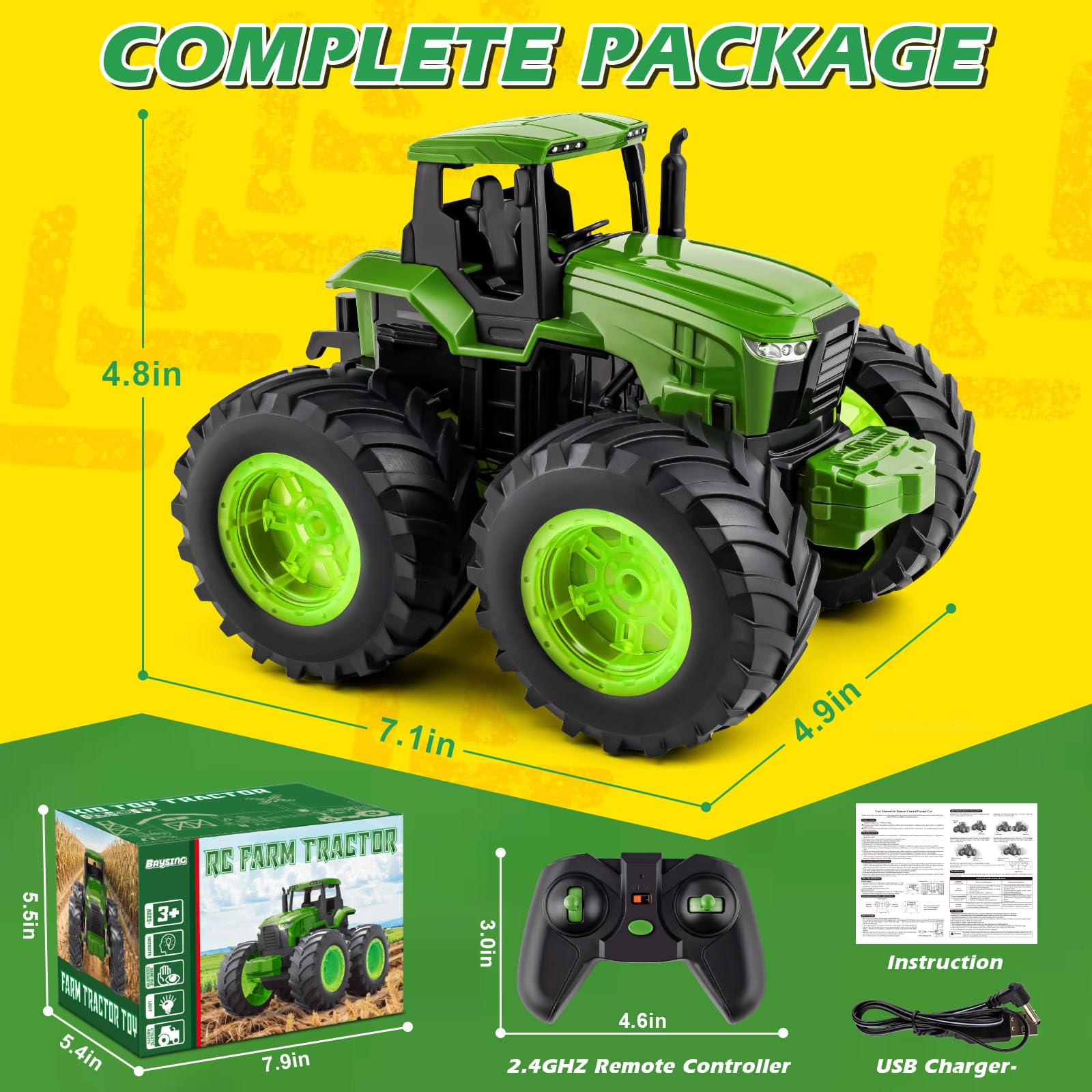 BAYSING educational play boosts hand-eye coordination and fine motor skills through pretend farming.